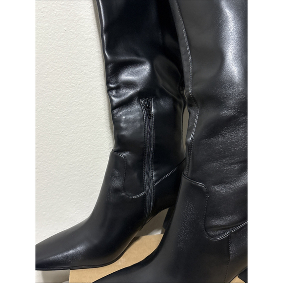 Steve Madden Womens LAMARCA Black Knee-High Boots 11 - Picture 3 of 5